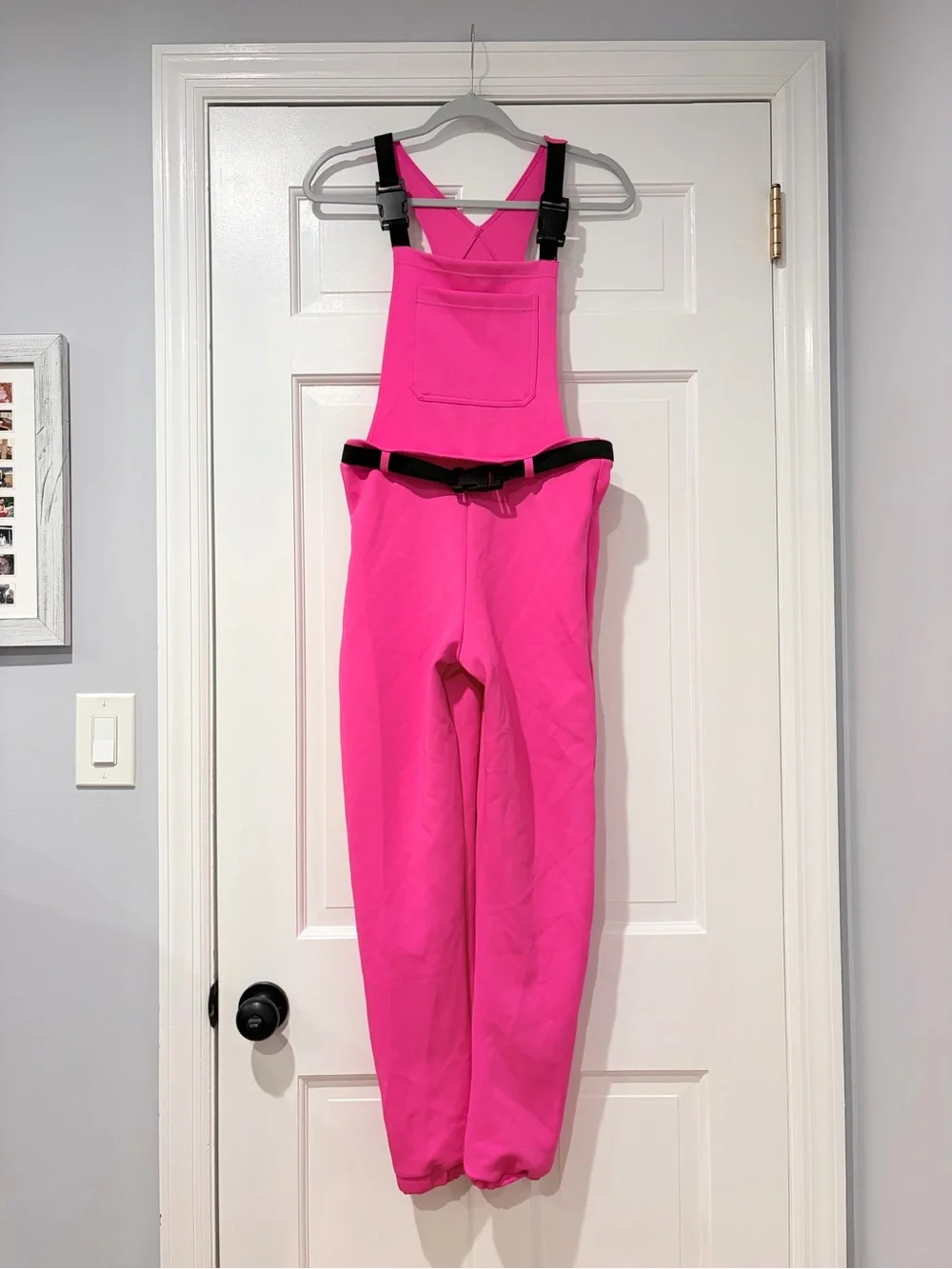 Weissman Jumpin’ Jumpin’ Pink Overalls Dance Costume Child Large L